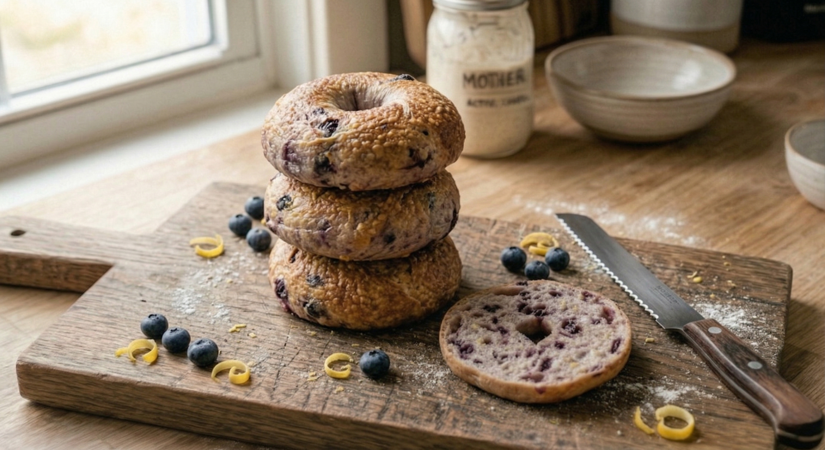 Blueberry Bagels